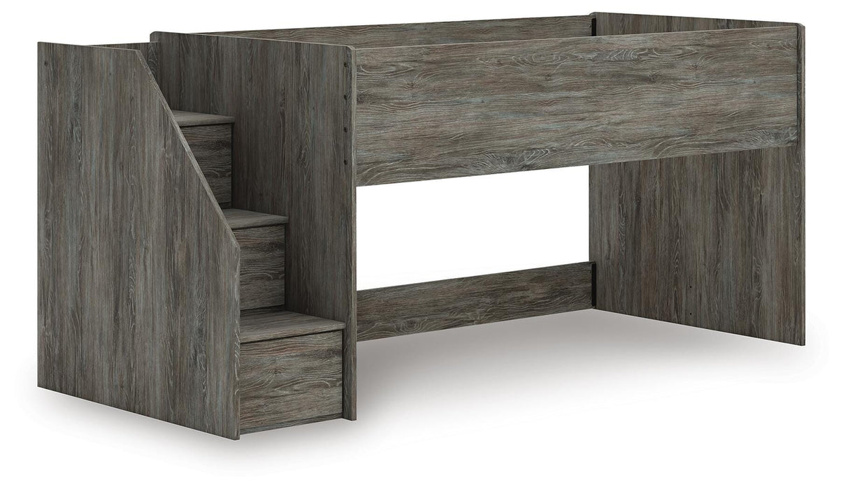 Signature Design Gray Twin Loft Bed