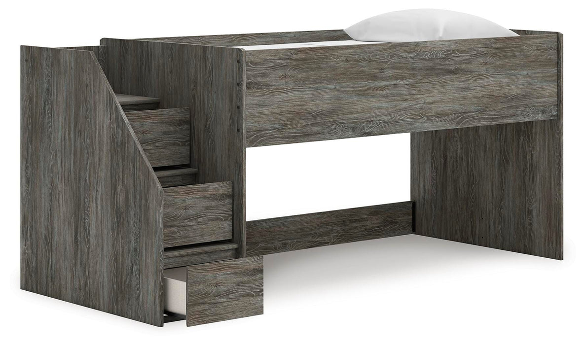 Signature Design Gray Twin Loft Bed