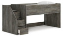 Signature Design Gray Twin Loft Bed