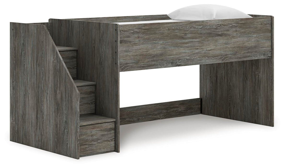 Signature Design Gray Twin Loft Bed