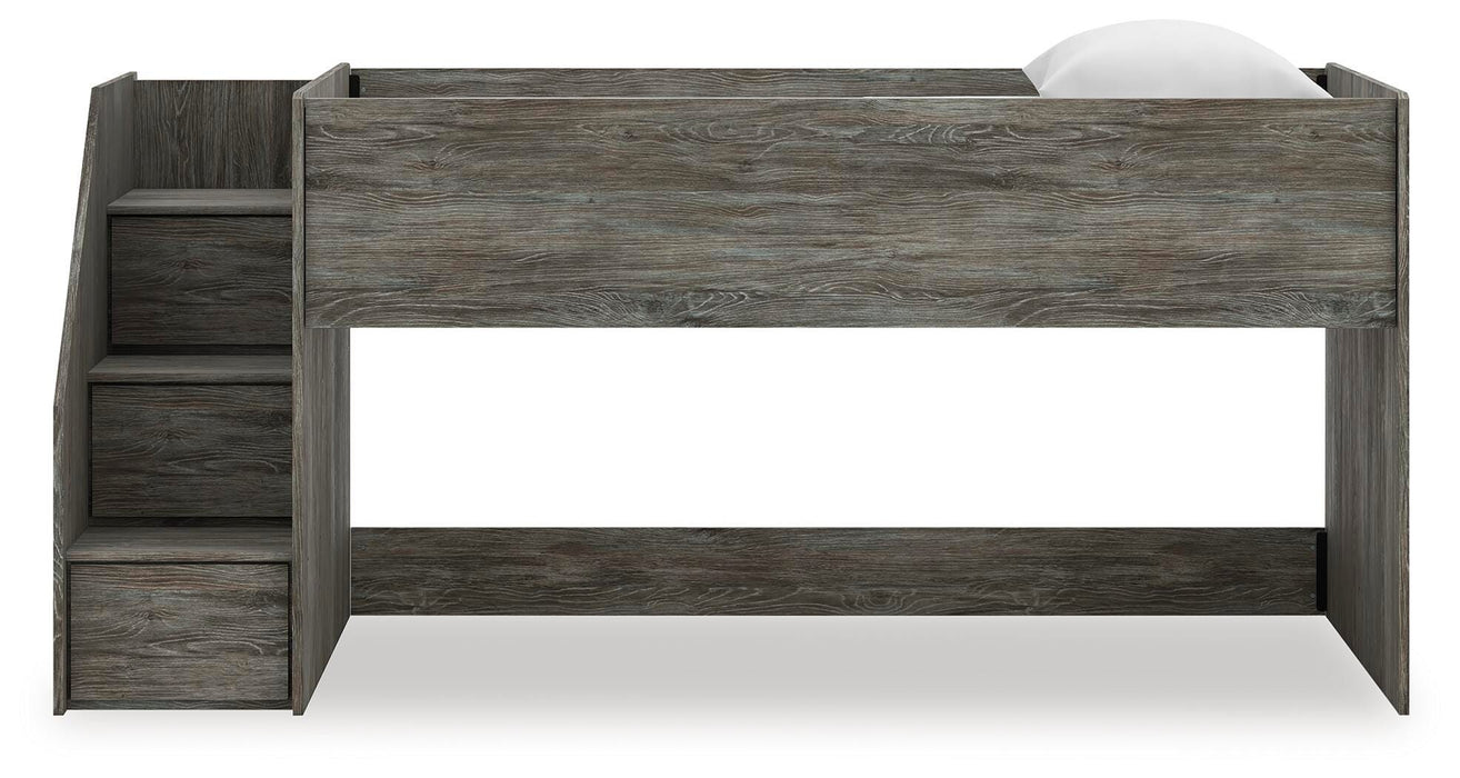 Signature Design Gray Twin Loft Bed