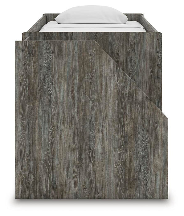 Signature Design Gray Twin Loft Bed