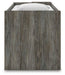 Signature Design Gray Twin Loft Bed with Bookcase and Drawer Storage