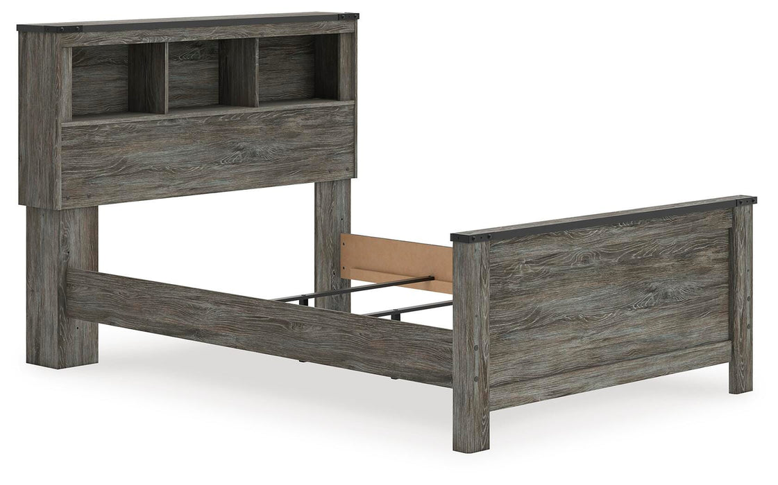 Signature Design Gray Full Bookcase Panel Bed