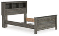 Signature Design Gray Full Bookcase Panel Bed