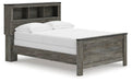 Signature Design Gray Full Bookcase Panel Bed