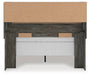 Signature Design Gray Full Bookcase Panel Bed