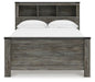 Signature Design Gray Full Bookcase Panel Bed