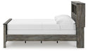 Signature Design Gray Full Bookcase Panel Bed