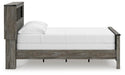 Signature Design Gray Full Bookcase Panel Bed