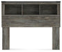 Signature Design Gray Full Bookcase Headboard
