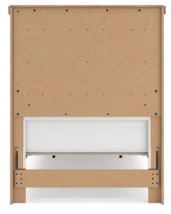 Benchcraft White/Brown Twin Panel Storage Bed