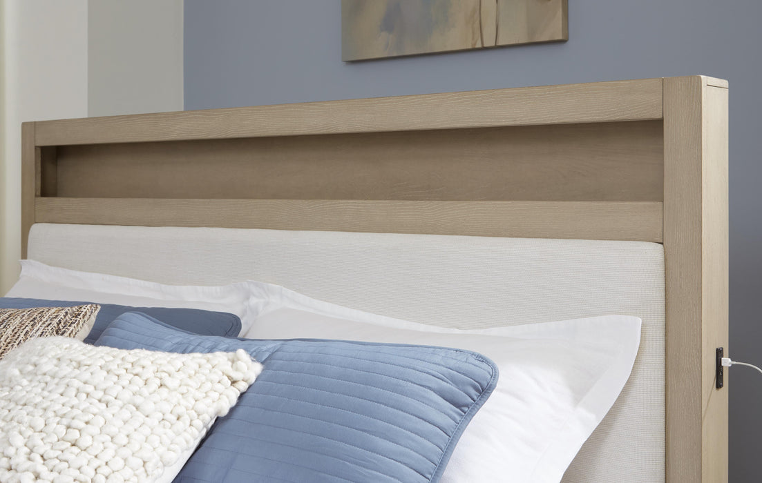 Signature Design Gray Queen Bookcase Bed