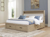 Signature Design Gray Queen Bookcase Bed
