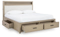 Signature Design Gray Queen Bookcase Bed