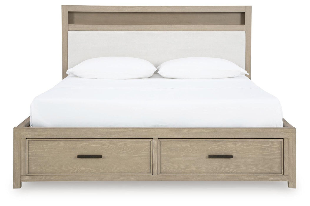 Signature Design Gray Queen Bookcase Bed