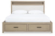 Signature Design Gray Queen Bookcase Bed
