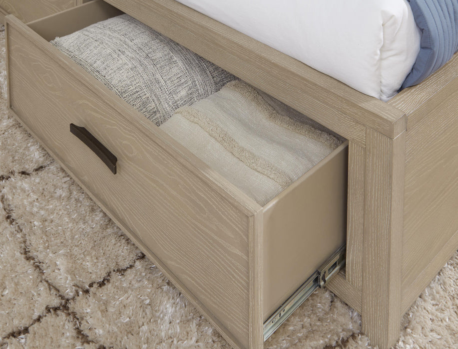 Signature Design Gray Queen Bookcase Bed