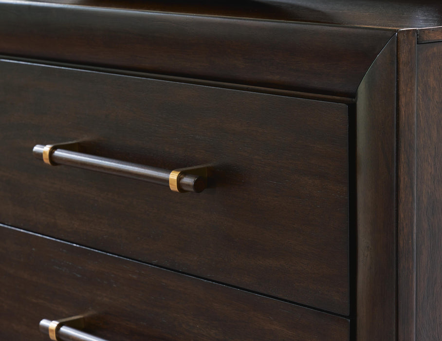 Benchcraft Merlot Dresser and Mirror