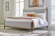 Signature Design Brown California King Upholstered Bed