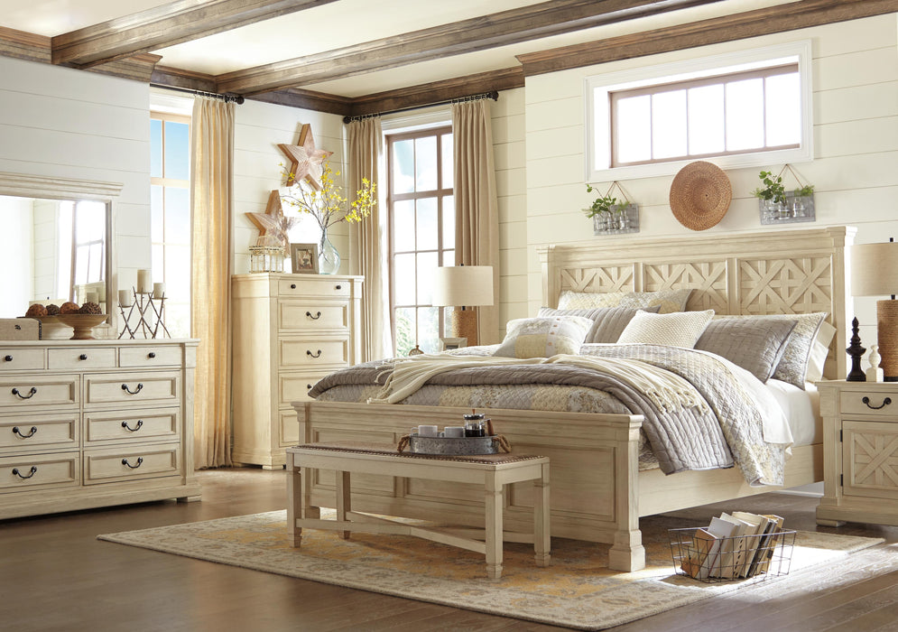 Signature Design Two-tone Large UPH Dining Room Bench