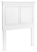 Signature Design White Twin Panel Headboard