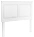 Signature Design White Full Panel Headboard