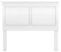 Signature Design White Full Panel Headboard