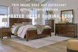 Signature Design Brown Queen Panel Storage Bed