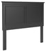 Signature Design Black Full Panel Headboard