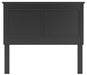 Signature Design Black Full Panel Headboard