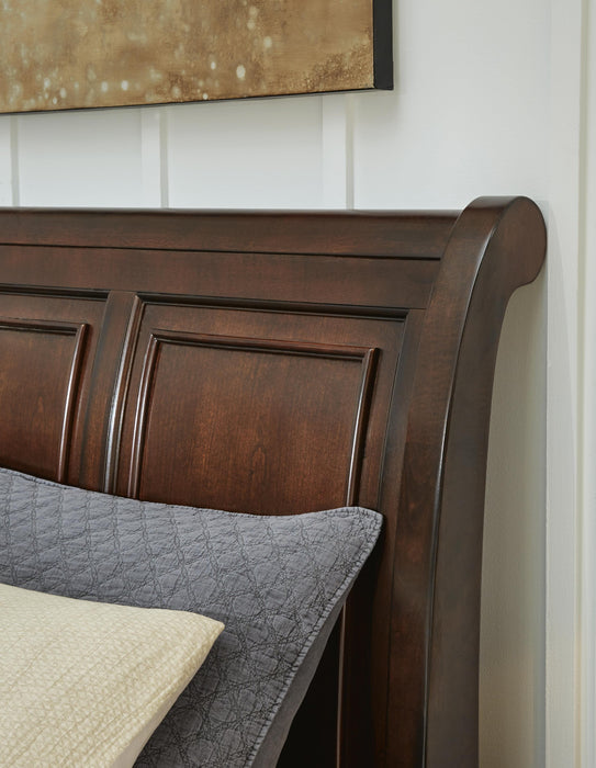 Millennium Rustic Brown King Sleigh Bed