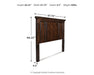 Millennium Rustic Brown Queen Panel Headboard
