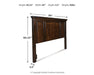 Millennium Rustic Brown King/Cal King Panel Headboard