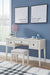 Signature Design Antique White Vanity/UPH Stool (2/CN)