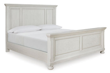 Signature Design Antique White King/Cal King Panel Headboard