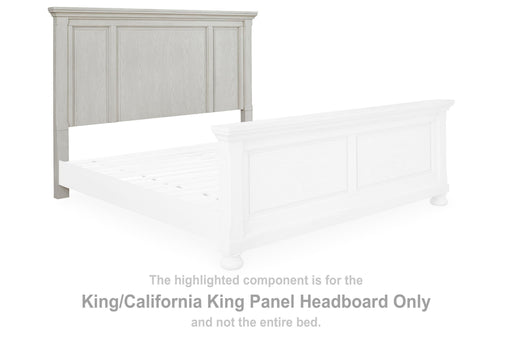 Signature Design Antique White King/Cal King Panel Headboard