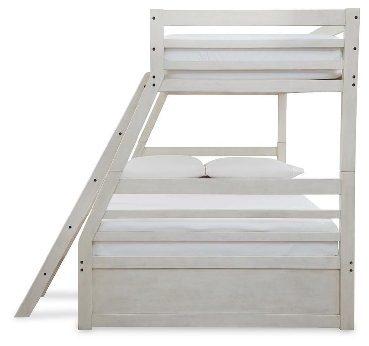 Signature Design Antique White Twin over Full Bunk Bed