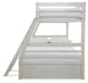 Signature Design Antique White Twin over Full Bunk Bed