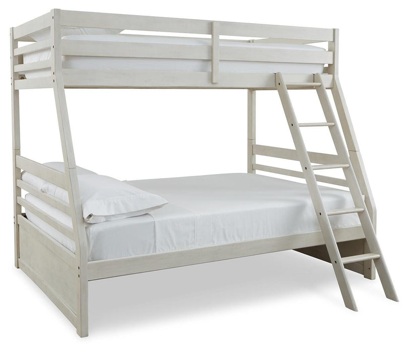 Signature Design Antique White Twin over Full Bunk Bed