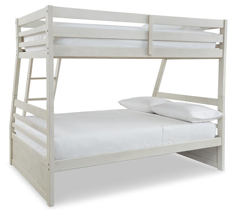 Signature Design Antique White Twin over Full Bunk Bed