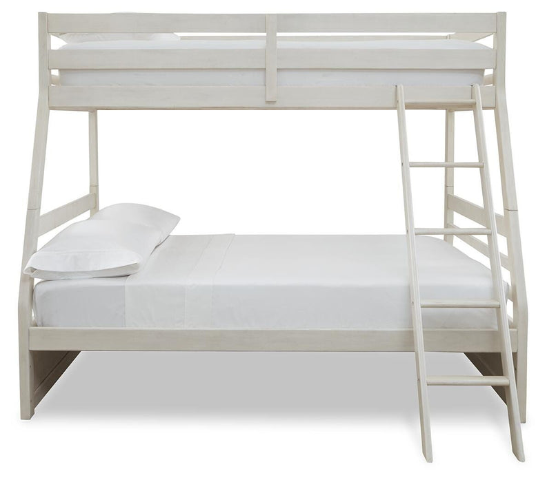 Signature Design Antique White Twin over Full Bunk Bed