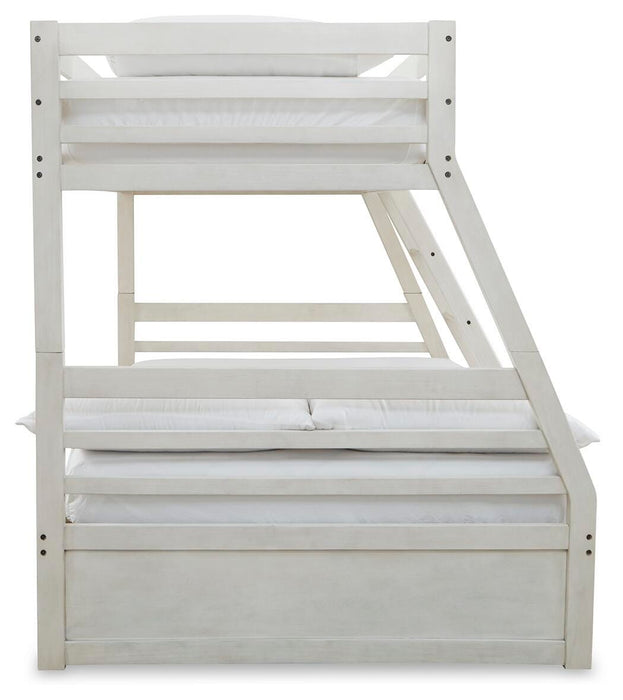Signature Design Antique White Twin over Full Bunk Bed