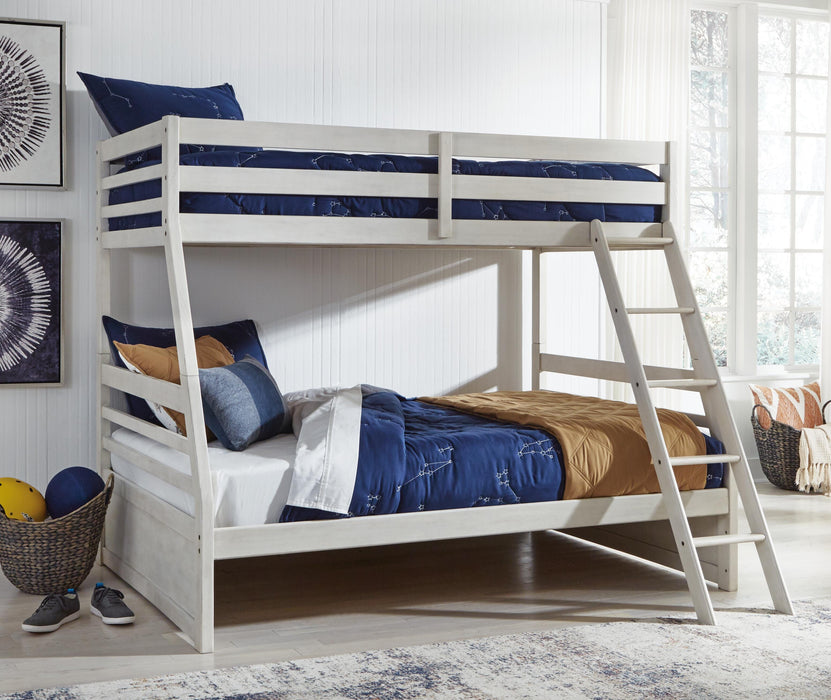 Signature Design Antique White Twin over Full Bunk Bed