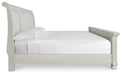 Signature Design Antique White King Sleigh Bed