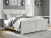 Signature Design Antique White King Sleigh Bed
