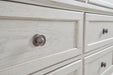 Signature Design Antique White Dresser and Mirror