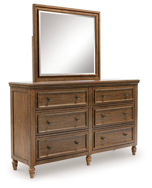 Benchcraft Brown Dresser and Mirror