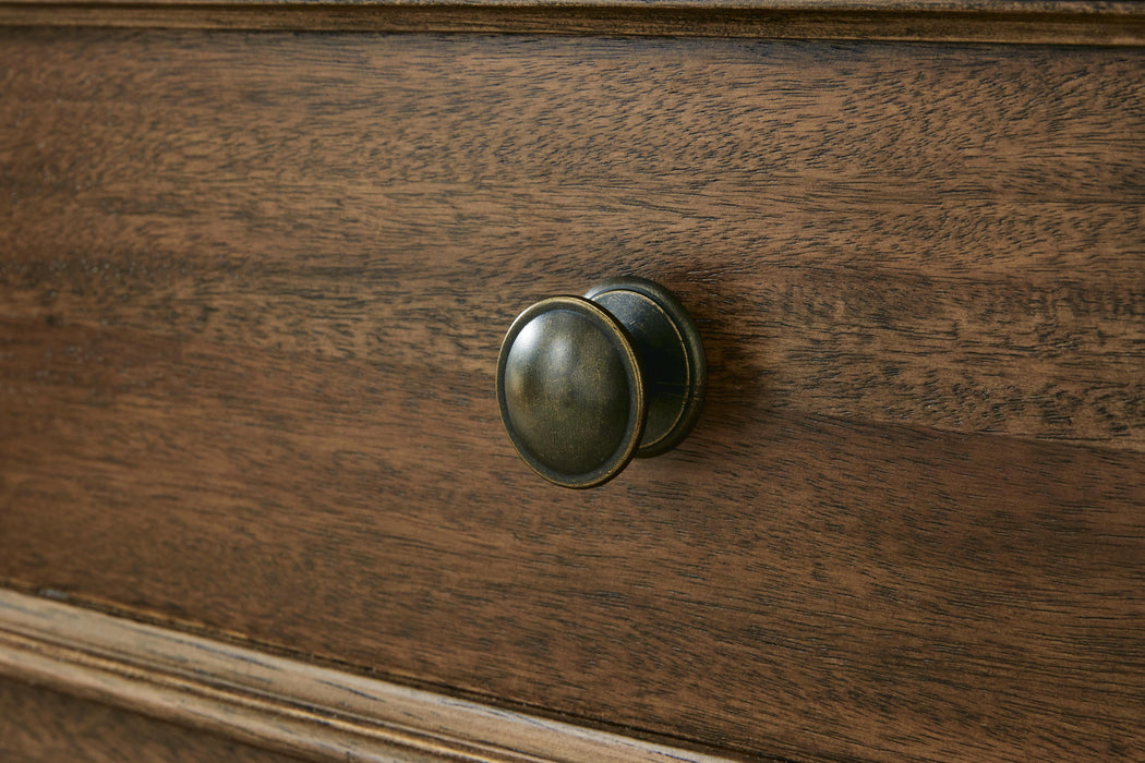 Benchcraft Brown Dresser and Mirror