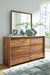 Signature Design Brown Dresser and Mirror